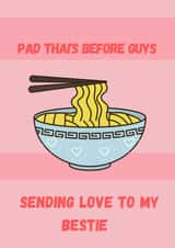 pad thai asian Love & Friendship Card 21181 created by Margot Hill