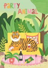 jungle party animal Birthday Card 21568 created by Katie Brookes