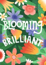 blooming brilliant positive card Congratulations Card 21571 created by Katie Brookes