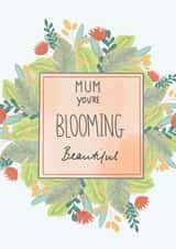 mum blooming Mothers Day Card 47996 created by Charlotte  Chapman