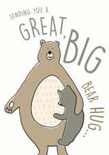 bear bears Get Well Card 21854 created by Mrs E