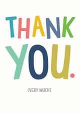 THANK YOU (very much) created by The Boy and the Bear