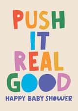 push it real good Pregnancy Card 17454 created by Raspberry Blossom