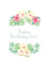 girl female Birthday Card 48072 created by Shire Studios