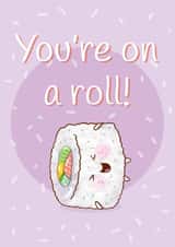 you are on a roll good job Congratulations Card 15943 created by Squiggle Scribble