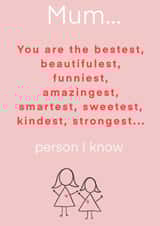 Mum Mother Mothers Day Card 48107 created by Lydia Blakeston