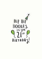 hip hooray Birthday Card 14688 created by Ellie Ellie