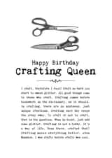 Crafting Queen Birthday Card created by Coulson Macleod