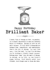 Birthday Card For Bakers created by Coulson Macleod