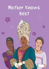 bridgerton queen charlotte Mothers Day Card 16924 created by amysian