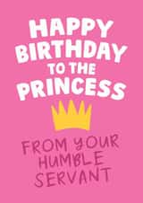 princess humble Birthday Card 13334 created by Studio Doodles