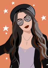 female fabulous Birthday Card 43449 created by Sara Fortune