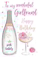 To my wonderful Girlfriend Happy Birthday created by Katie Phythian Design