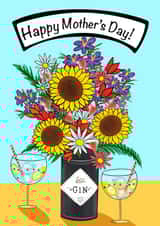 sunflowers flowers Mothers Day Card 18691 created by Jessicadrawws