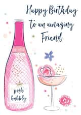 Happy Birthday to an amazing Friend created by Katie Phythian Design