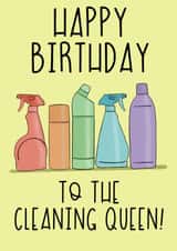 Cleaning Bleach Birthday Card 13635 created by Laura Did That
