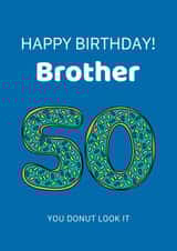 brother for him Birthday Card 19516 created by Karen Illustrates