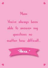 Cheeky  Mother Mothers Day Card 48141 created by Ella Parsons