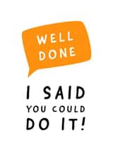 well done congrats Congratulations Card 14627 created by Victoria Thomas