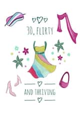 30, flirty and thriving! created by AP Designs