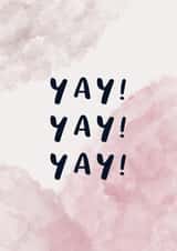 watercolour yay Congratulations Card 18044 created by Lexie 