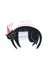 Cat Cake Birthday Card 44626 created by illokate