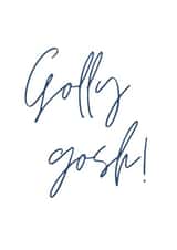 golly gosh Congratulations Card 43493 created by Navy Frame