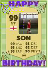 Personalised Birthday Photo Card created by ShortRound888 - fifa game Birthday Personalised Photo Card 13107