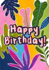 colourful bright Birthday Card 48201 created by Louise Powers