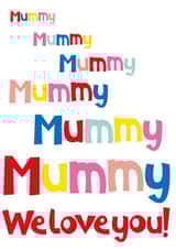 mummy for mummy Mothers Day Card 43659 created by Poppekins