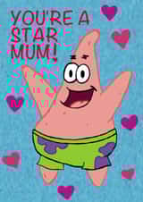 spongebob patrick Mothers Day Card 21723 created by Lily Bowerman