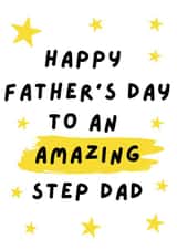 Amazing Step Dad Stars Card created by Kelly May