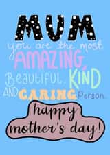 mum for mum Mothers Day Card 43625 created by Dylego