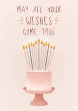 May All Your Wishes Come True Birthday Card created by Rebekah Klimuck