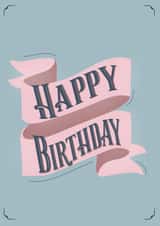 simple banner Birthday Card 10974 created by Love Gemma & Co