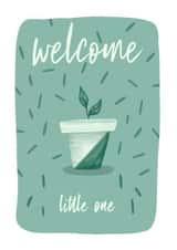 sprout grow New Baby Card 47722 created by JuliasPrintStudio