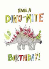 dino dinosaur Birthday Card 17865 created by Life's Little Doodles