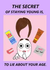 lie age Birthday Card 46412 created by Kamila C.