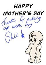 mother mum Mothers Day Card 48263 created by Phat Gift