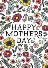 Floral Mothers Day Card created by Banff & Bear