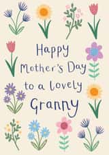 granny lovely granny Mothers Day Card 15366 created by Sarah Catherine
