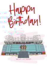 manchester united man utd Birthday Card 21244 created by Moo & Snip