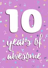 10 10th Birthday Card 21651 created by Evezee