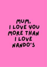 mum love Mothers Day Card 47027 created by Happy Dollop