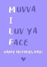 mother muvva Mothers Day Card 29800 created by Raffi Doodles