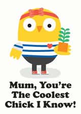 mum coolest Mothers Day Card 11995 created by Studio Boketto