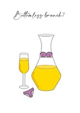 Bottomless Brunch Birthday Card created by Jemma Louise UK