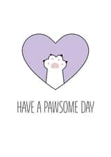 pawesome awesome Mothers Day Card 46692 created by Samantha Casey