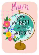 globe world Mothers Day Card 48325 created by Rumbambar