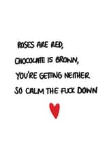 rosesarered chocolate Anniversary Card 40632 created by Kate Rucker